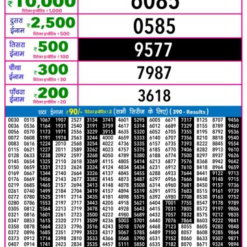 Rajshree Night Lottery Result Today 9 PM – 25 January 2026