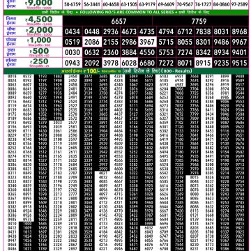 Rajshree 50 Weekly Lottery Result 7:30 PM Dated 19 May 2026