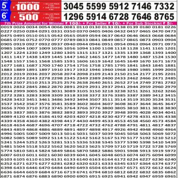 Punjab State Lottery Dear 50 Result 6:30 PM Dated 24 May 2026