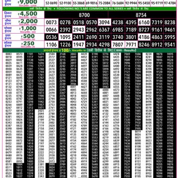 Rajshree 50 Weekly Lottery Result 7:30 PM Dated 28 May 2026