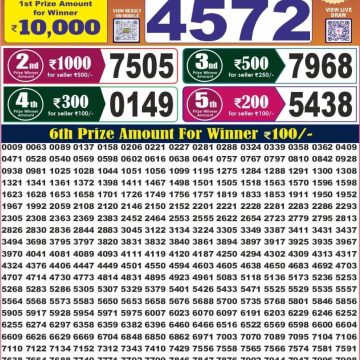 Labh Laxmi Lottery Result 4 PM Dated 09 July 2026