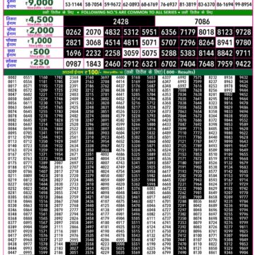Rajshree 50 Weekly Lottery Result 7:30 PM Dated 27 July 2026