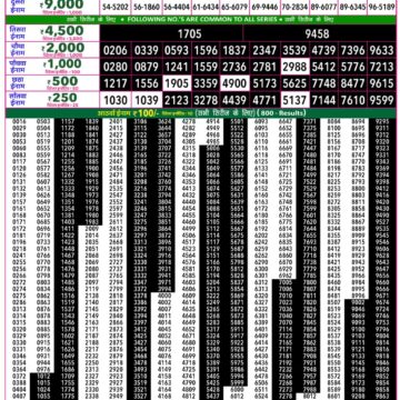 Rajshree 50 Weekly Lottery Result 7:30 PM Dated 09 August 2026