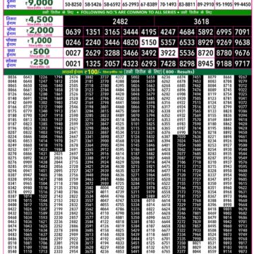 Rajshree 50 Weekly Lottery Result 7:30 PM Dated 25 August 2026