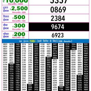 Rajshree Night Lottery Result 9 PM Dated 30 August 2026