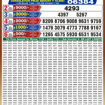 Punjab State Lottery Dear 50 Result 6:30 PM Dated 28 September 2026
