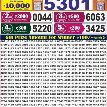 Labh Laxmi Lottery Result 4 PM Dated 05 October 2026