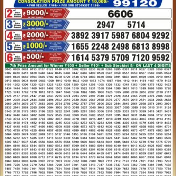Punjab State Lottery Dear 50 Result 6:30 PM Dated 11 October 2026